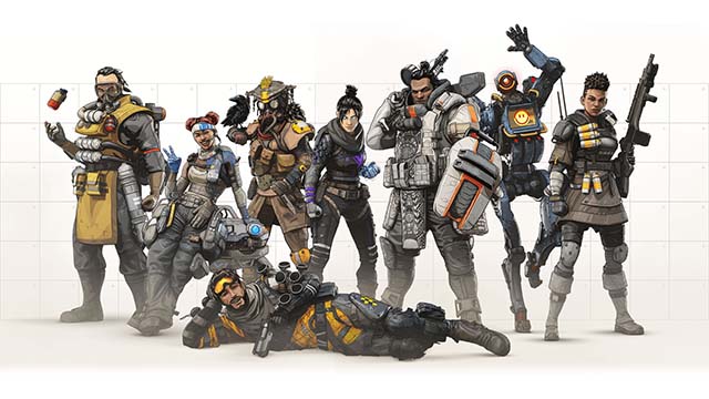 Eight Characters for Apex Legends